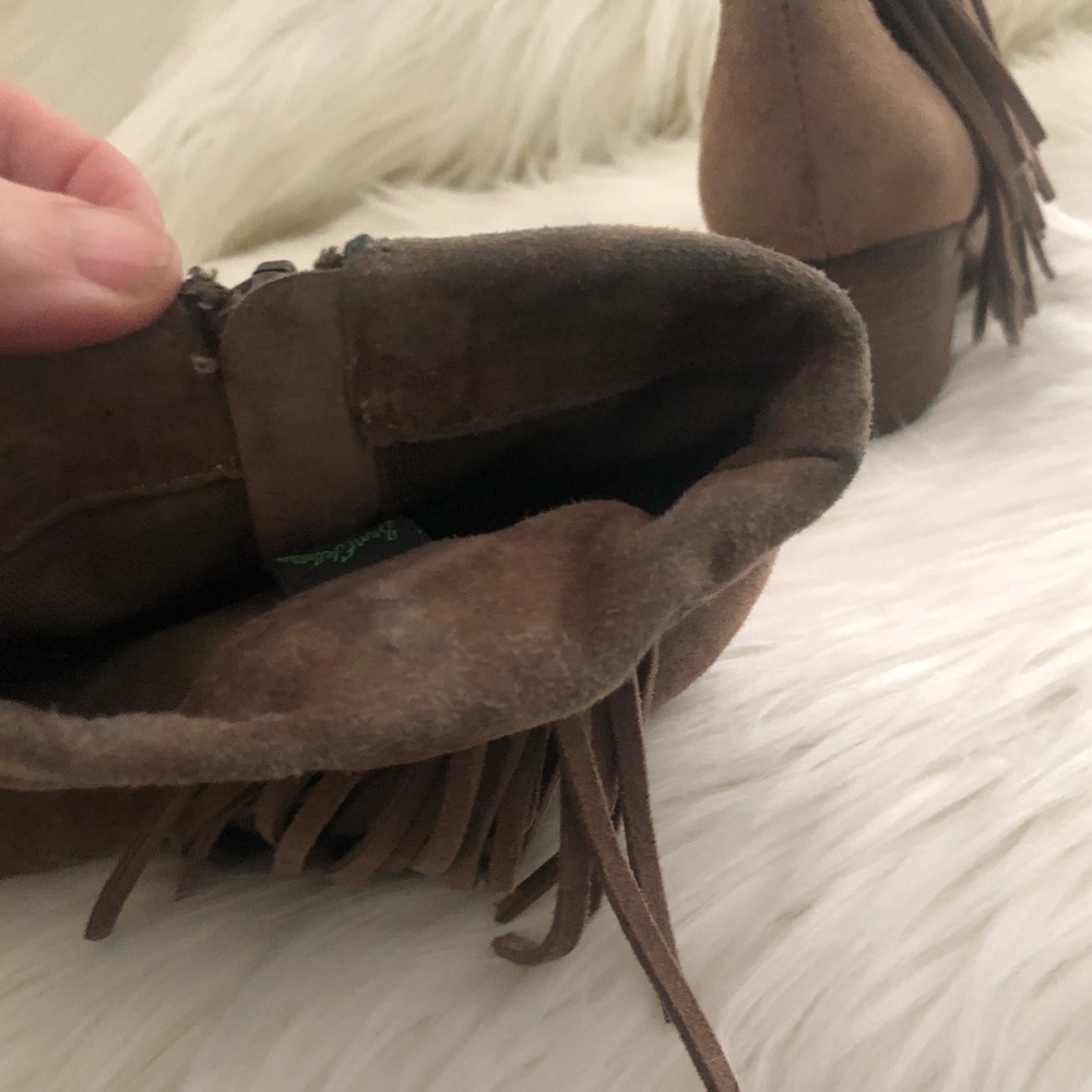 Sam Edelman Suede Fringed Booties - Picture 7 of 9